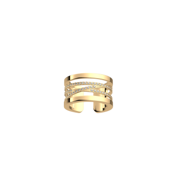 Les Georgettes - Bague Dorée Liens 12Mm