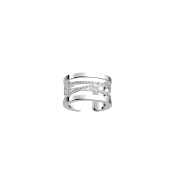 Les Georgettes - Bague Argent Liens 12Mm