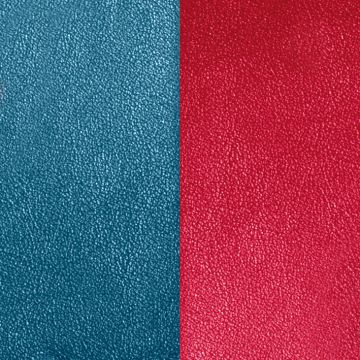 Les Georgettes - Cuir D.25Mm Bleu Framboise