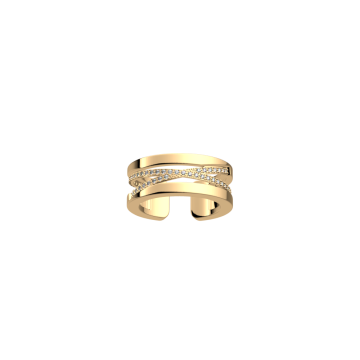 Les Georgettes - Bague Dorée Liens 8Mm