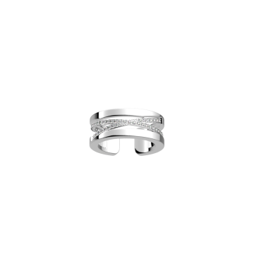 Les Georgettes - Bague Argent Liens 8Mm