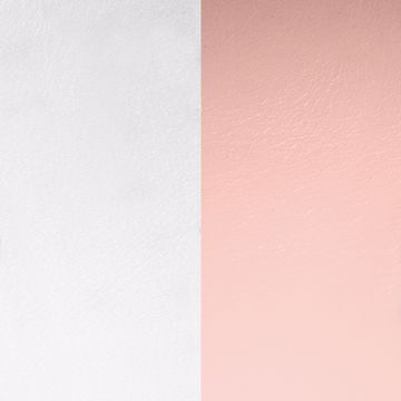 Les Georgettes - Cuir 8Mm Gris Clair Rose Clair