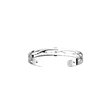 Les Georgettes - Bracelet Argenté Tressé 8Mm