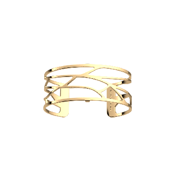 Les Georgettes - Bracelet Doré Écorces 25Mm