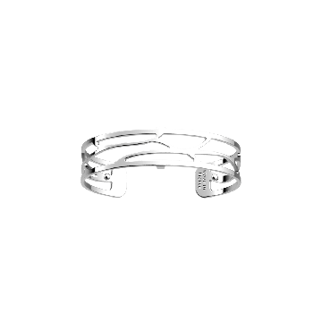 Les Georgettes - Bracelet Argenté Écorces 14Mm