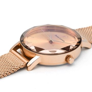 Montre Femme Pierre Lannier MULTIPLES Cadran Doré rose Bracelet Acier milanais Doré rose
