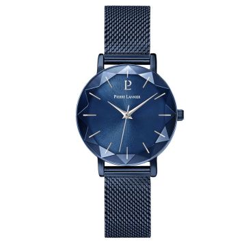 Montre Femme Pierre Lannier MULTIPLES Cadran Bleu Bracelet Acier Bleu