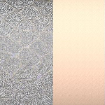Cuir 25mm Girafe Paillet Nude