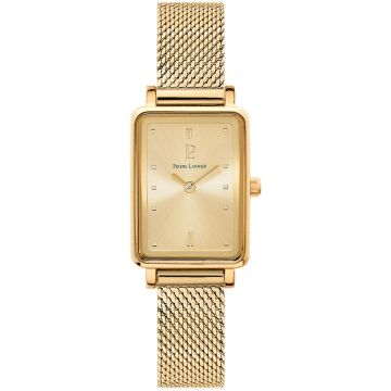 Montre Femme Ariane Cadran Doré Bracelet Acier Milanais Doré