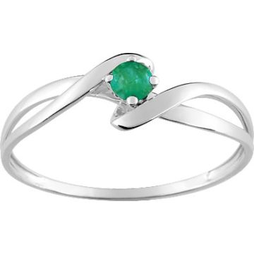 Bague Émeraude Or Blanc