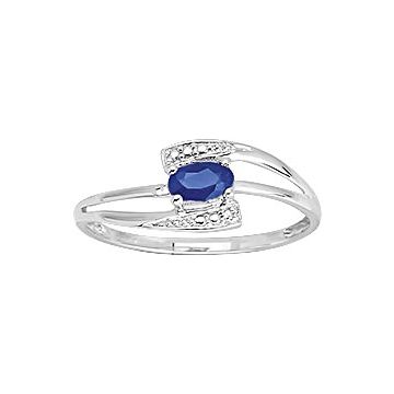 Bague Saphir Or Blanc