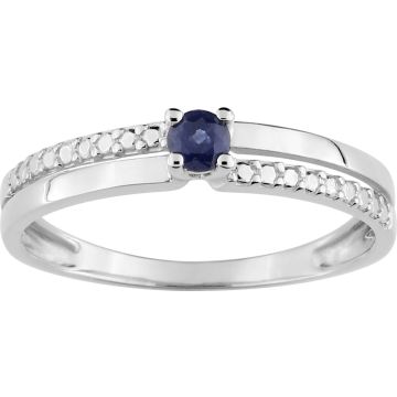 Bague Saphir Or Blanc