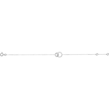 Bracelet Oxyde De Zirconium Or Blanc
