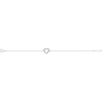 Bracelet Oxyde De Zirconium Or Blanc