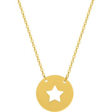 Collier Motif Étoile Or Jaune