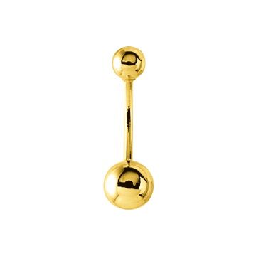 Piercing De Nombril Or Jaune