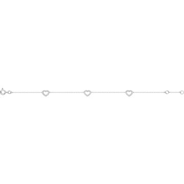 Bracelet Diamant 0.018 Or Blanc