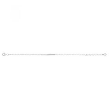 La Garçonne Diamants - Bracelet Argent 925, 1 Diamant 0,015Cts 16+3Cm