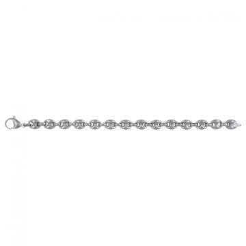 Phebus Homme - Bracelet Acier Grain De Cafe 21Cm