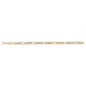 Phebus Homme - Bracelet Acier Ipg Maille Gourmette-21Cm