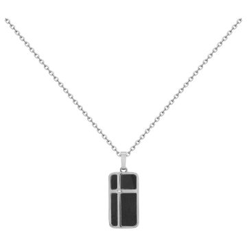 Phebus Homme - Collier Acier Ipn 1 Dts 0,005Cts-50+5Cm