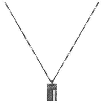Phebus Homme - Collier Acier Ipn Et 1 Dts 0,005Cts-50+5Cm