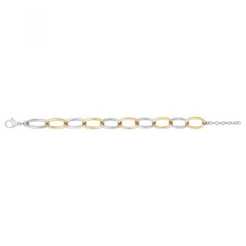 Phebus Acier - Bracelet Acier Et Pvd Jaune-16+3Cm