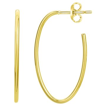 Phebus Acier - Boucles D'Oreilles Creoles Acier Ipg