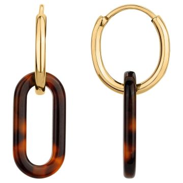 Phebus Acier - Boucles D'Oreilles Acier Ipg Acetate