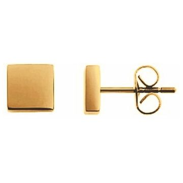 Phebus Homme - Boucles D'Oreilles Puces Acier Ipg