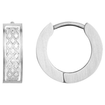 Phebus Homme - Boucles D'Oreilles Acier