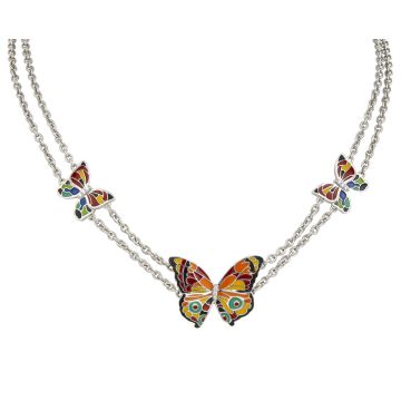 Collier Argent 925 + Oxydes 42+4Cm