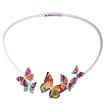 Collier Torque Argent 925 Oxydes De Zirconium