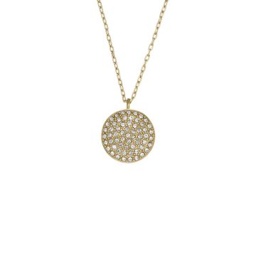 Collier Fossil femme Glitz Disc