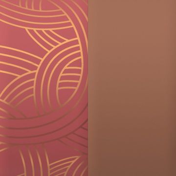 Cuir 25mm Entrelacs/Cyclamen 