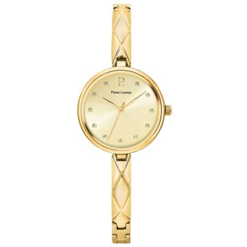 Coffret Femme LEIA Cadran Doré Bracelet Acier Doré