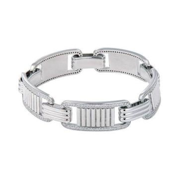 Bracelet Argent 925 + Oxydes L7 180mm