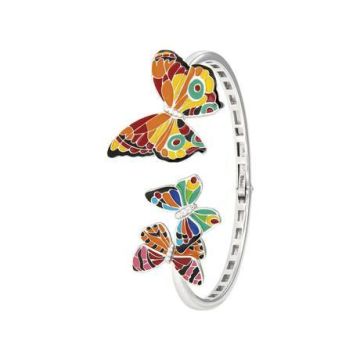 Jonc Argent Laque 925 + Oxydes