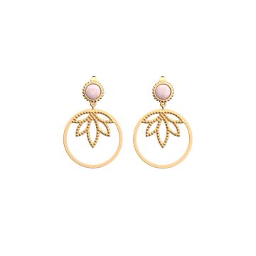 Boucles d'oreilles Les Cadettes Lotus Perle