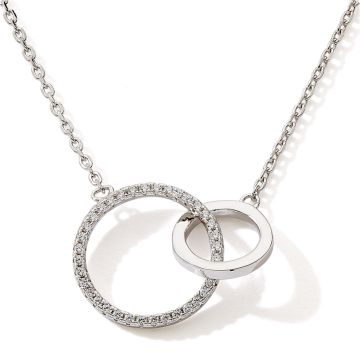Collier 925 Oxydes Cercle 42cm