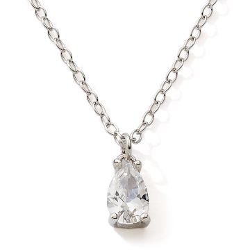 Collier 925 Oxydes Goutte Ras De Cou 36+10