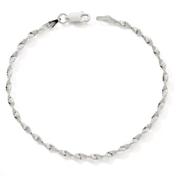 Bracelet 925 Tout Argent Blanc c281