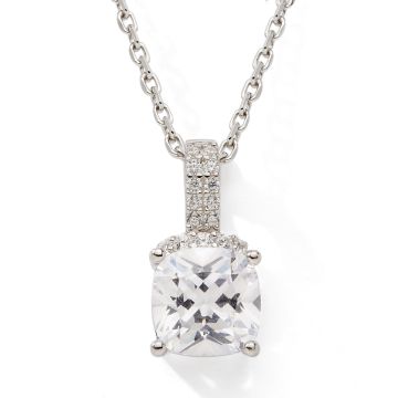 Collier 925 Oxydes Carrée