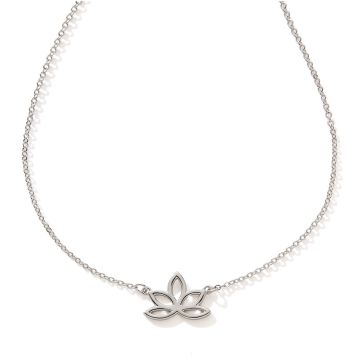 Collier 925 Tout Argent Lotus 42+3cm