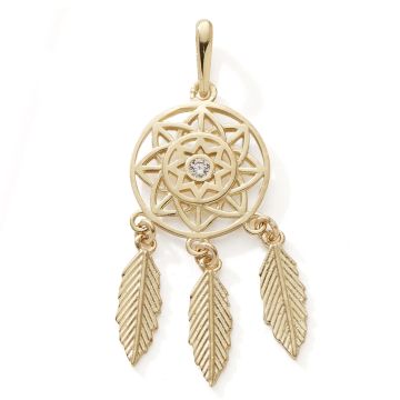 Pendentif 375 Attrape Reve Oxyde De Zirconium