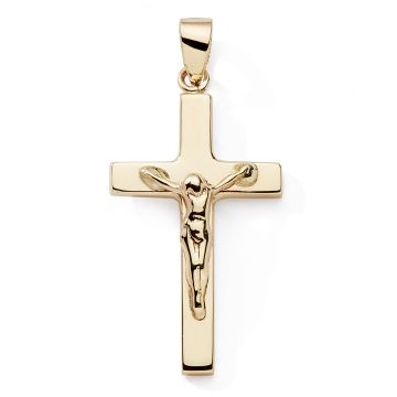 Pendentif 375 or Jaune Croix Christ