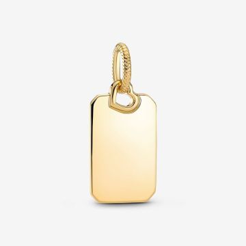 Pendentif Plaque Rectangulaire Gravable