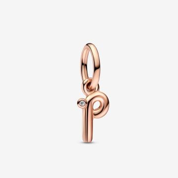Charm Pendant Alphabet Lettre p