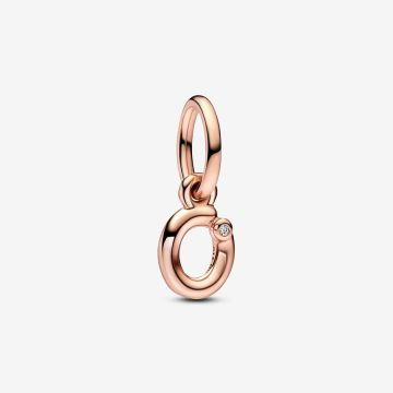 Charm Pendant Alphabet Lettre o