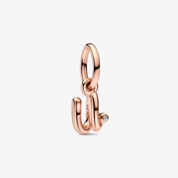 Charm Pendant Alphabet Lettre u